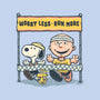 Worry Less Run More-Mens-Basic-Tee-glitchygorilla