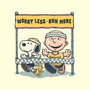 Worry Less Run More-Mens-Basic-Tee-glitchygorilla