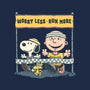 Worry Less Run More-Mens-Basic-Tee-glitchygorilla
