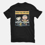 Worry Less Run More-Mens-Basic-Tee-glitchygorilla