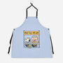 Worry Less Run More-Unisex-Kitchen-Apron-glitchygorilla