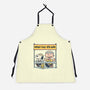 Worry Less Run More-Unisex-Kitchen-Apron-glitchygorilla