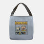 Worry Less Run More-None-Adjustable Tote-Bag-glitchygorilla