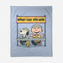 Worry Less Run More-None-Fleece-Blanket-glitchygorilla