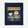 Worry Less Run More-None-Fleece-Blanket-glitchygorilla