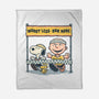 Worry Less Run More-None-Fleece-Blanket-glitchygorilla