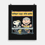 Worry Less Run More-None-Matte-Poster-glitchygorilla