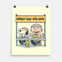 Worry Less Run More-None-Matte-Poster-glitchygorilla
