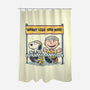 Worry Less Run More-None-Polyester-Shower Curtain-glitchygorilla