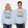 Worry Less Run More-Unisex-Crew Neck-Sweatshirt-glitchygorilla