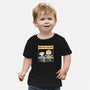 Worry Less Run More-Baby-Basic-Tee-glitchygorilla