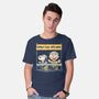 Worry Less Run More-Mens-Basic-Tee-glitchygorilla