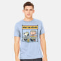Worry Less Run More-Mens-Heavyweight-Tee-glitchygorilla