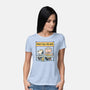 Worry Less Run More-Womens-Basic-Tee-glitchygorilla