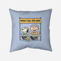 Worry Less Run More-None-Removable Cover w Insert-Throw Pillow-glitchygorilla