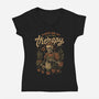 Plants Are My Therapy-Womens-V-Neck-Tee-eduely