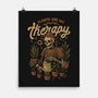 Plants Are My Therapy-None-Matte-Poster-eduely