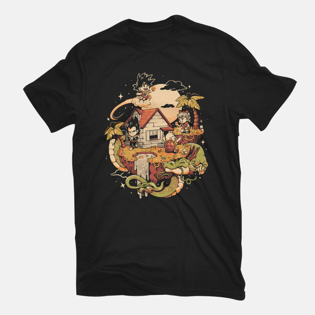 Dragon Island-Womens-Fitted-Tee-eduely