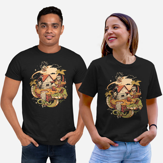 Dragon Island-Unisex-Basic-Tee-eduely