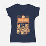 Fantasy Laundry-Womens-V-Neck-Tee-eduely