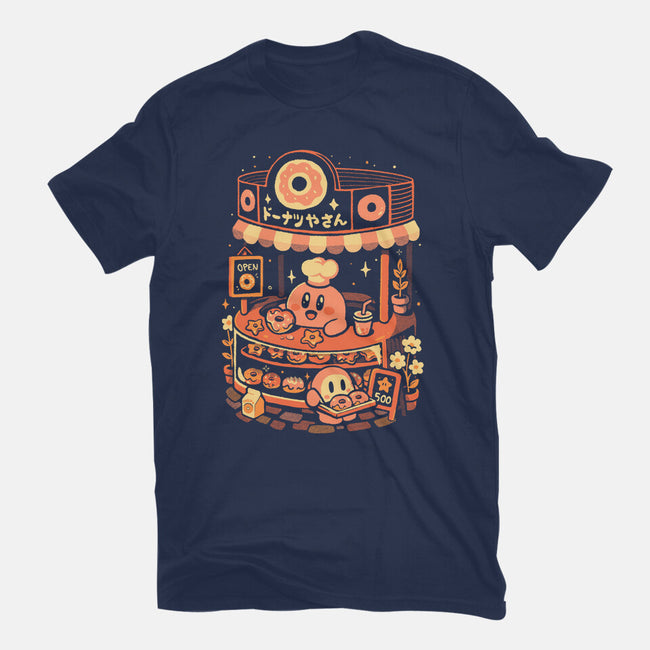 Pink Puff Donuts-Mens-Basic-Tee-eduely