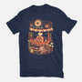 Pink Puff Donuts-Womens-Fitted-Tee-eduely