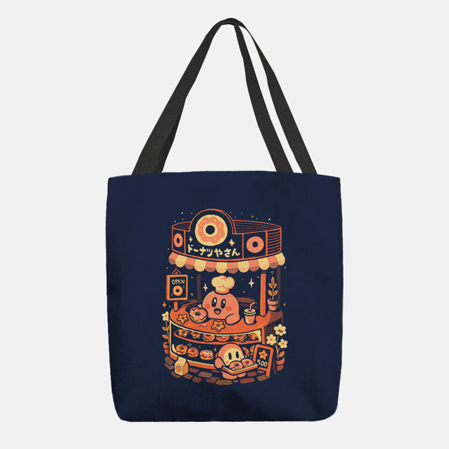 Pink Puff Donuts-None-Basic Tote-Bag-eduely