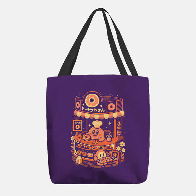 Pink Puff Donuts-None-Basic Tote-Bag-eduely