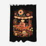 Pink Puff Donuts-None-Polyester-Shower Curtain-eduely
