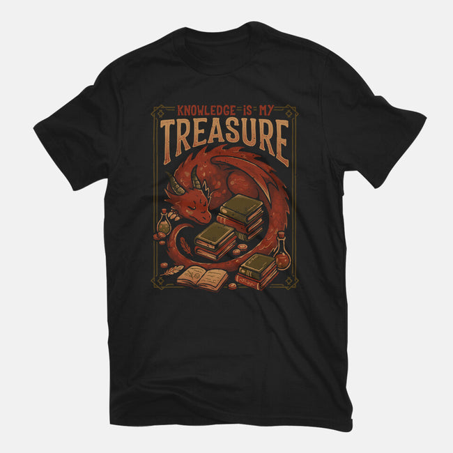Knowledge Is My Treasure-Womens-Fitted-Tee-eduely