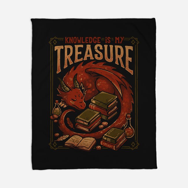 Knowledge Is My Treasure-None-Fleece-Blanket-eduely