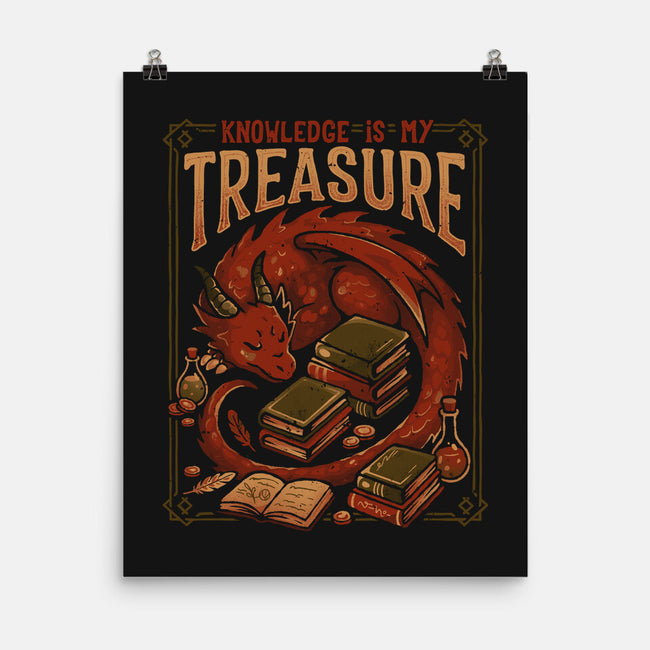 Knowledge Is My Treasure-None-Matte-Poster-eduely