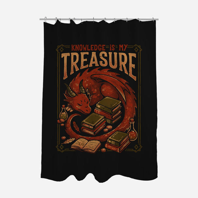 Knowledge Is My Treasure-None-Polyester-Shower Curtain-eduely