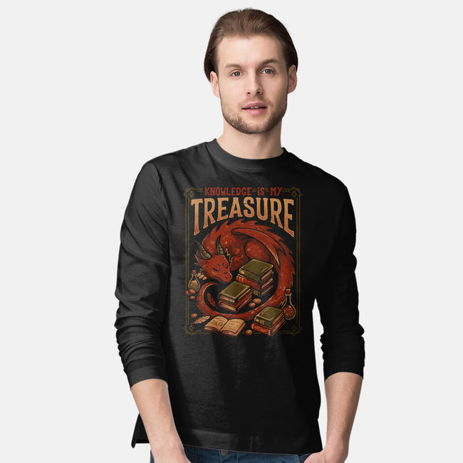 Knowledge Is My Treasure-Mens-Long Sleeved-Tee-eduely