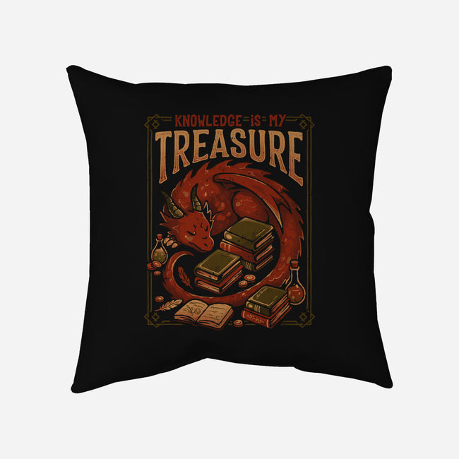 Knowledge Is My Treasure-None-Removable Cover w Insert-Throw Pillow-eduely