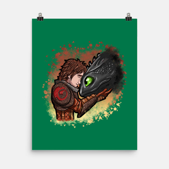 My Dragon Friend-None-Matte-Poster-nickzzarto