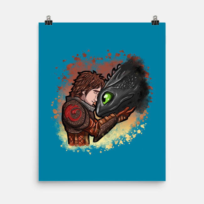 My Dragon Friend-None-Matte-Poster-nickzzarto