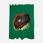 My Dragon Friend-None-Polyester-Shower Curtain-nickzzarto