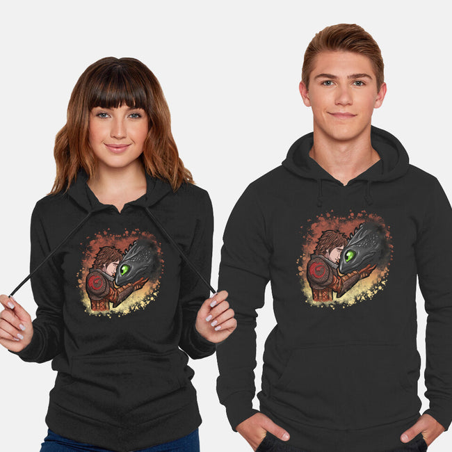 My Dragon Friend-Unisex-Pullover-Sweatshirt-nickzzarto