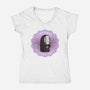 I Deserve A Little Treat-Womens-V-Neck-Tee-Roots And Shade
