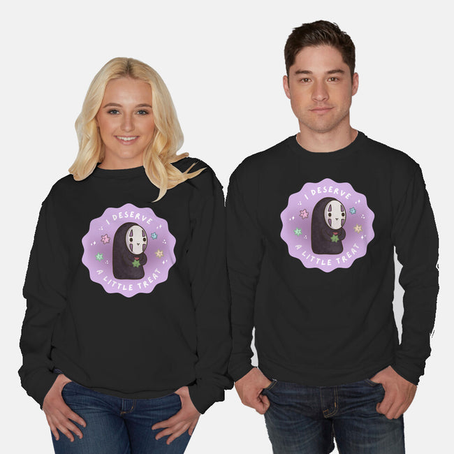 I Deserve A Little Treat-Unisex-Crew Neck-Sweatshirt-Roots And Shade