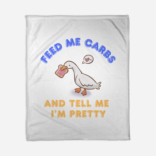Feed Me Carbs-None-Fleece-Blanket-Roots And Shade