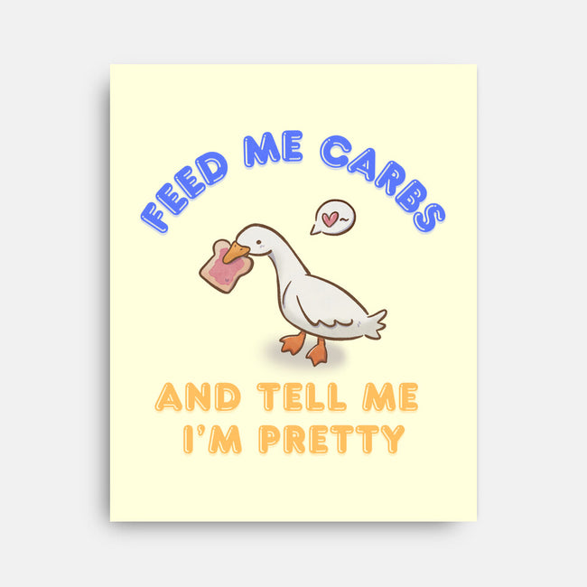 Feed Me Carbs-None-Stretched-Canvas-Roots And Shade