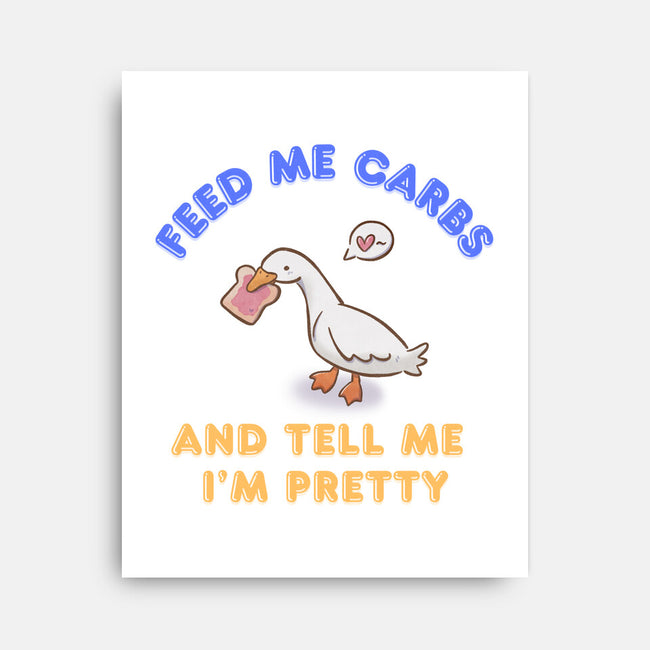 Feed Me Carbs-None-Stretched-Canvas-Roots And Shade