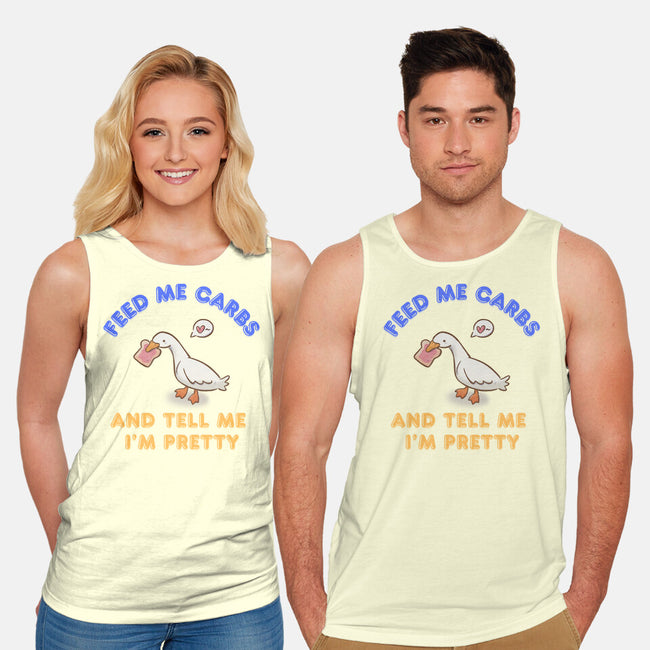 Feed Me Carbs-Unisex-Basic-Tank-Roots And Shade
