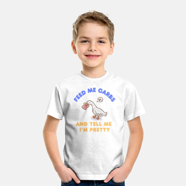 Feed Me Carbs-Youth-Basic-Tee-Roots And Shade