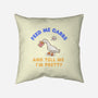 Feed Me Carbs-None-Removable Cover w Insert-Throw Pillow-Roots And Shade