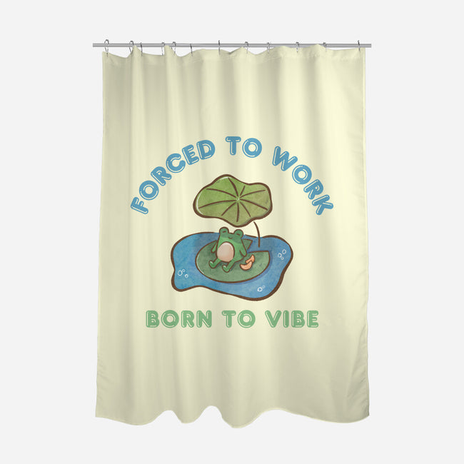 Born To Vibe-None-Polyester-Shower Curtain-Roots And Shade
