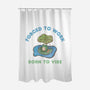 Born To Vibe-None-Polyester-Shower Curtain-Roots And Shade