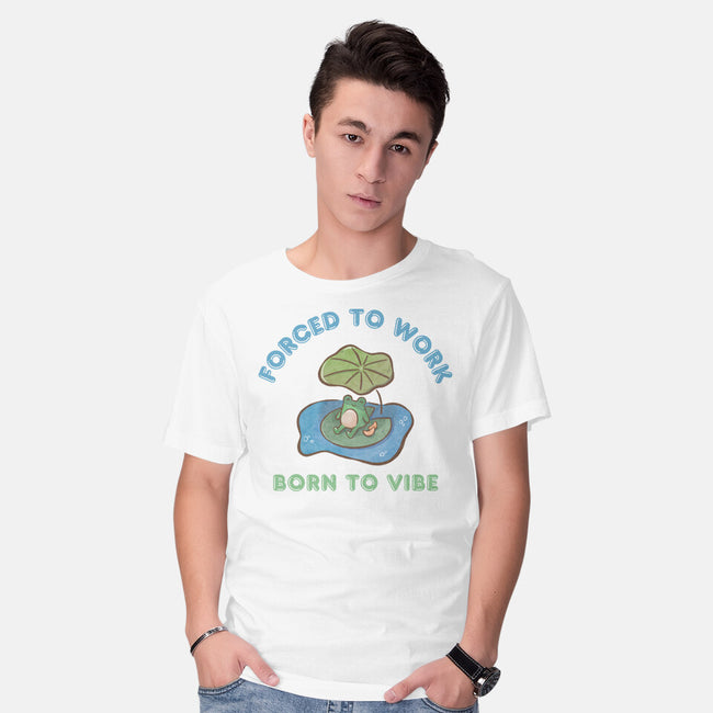 Born To Vibe-Mens-Basic-Tee-Roots And Shade